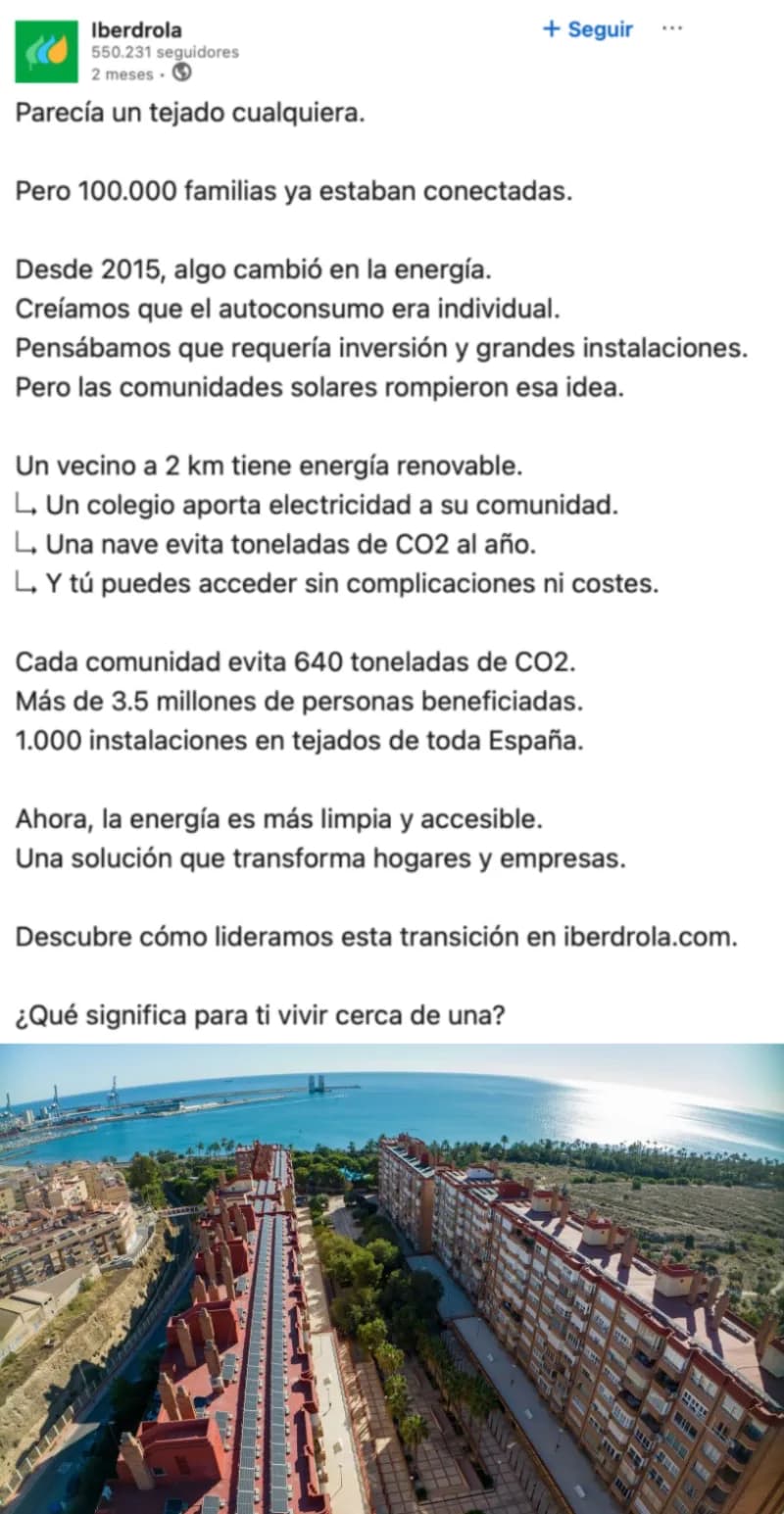 Iberdrola — Después